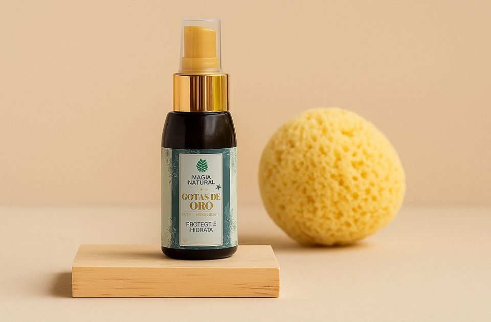 Gotas de Oro, aceite capilar antifrizz de 60 ml